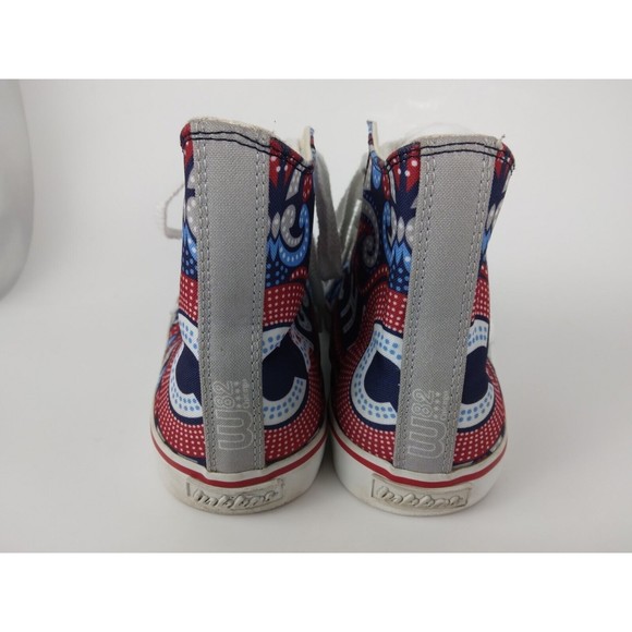 Inkkas High Top Shoes Sneakers Canvas W82 Chicago Womens Size 7 Mens Size 5 - Picture 6 of 8